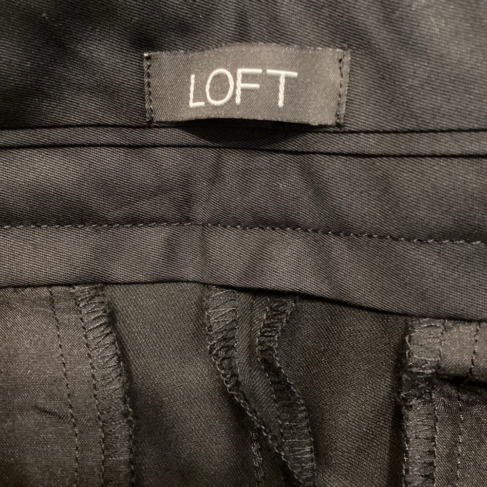 NWT Loft Black Marisa Trouser Sailor Pants size 6 - Picture 10 of 13